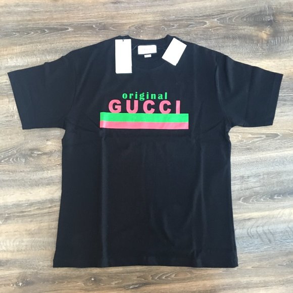 black and red gucci shirt
